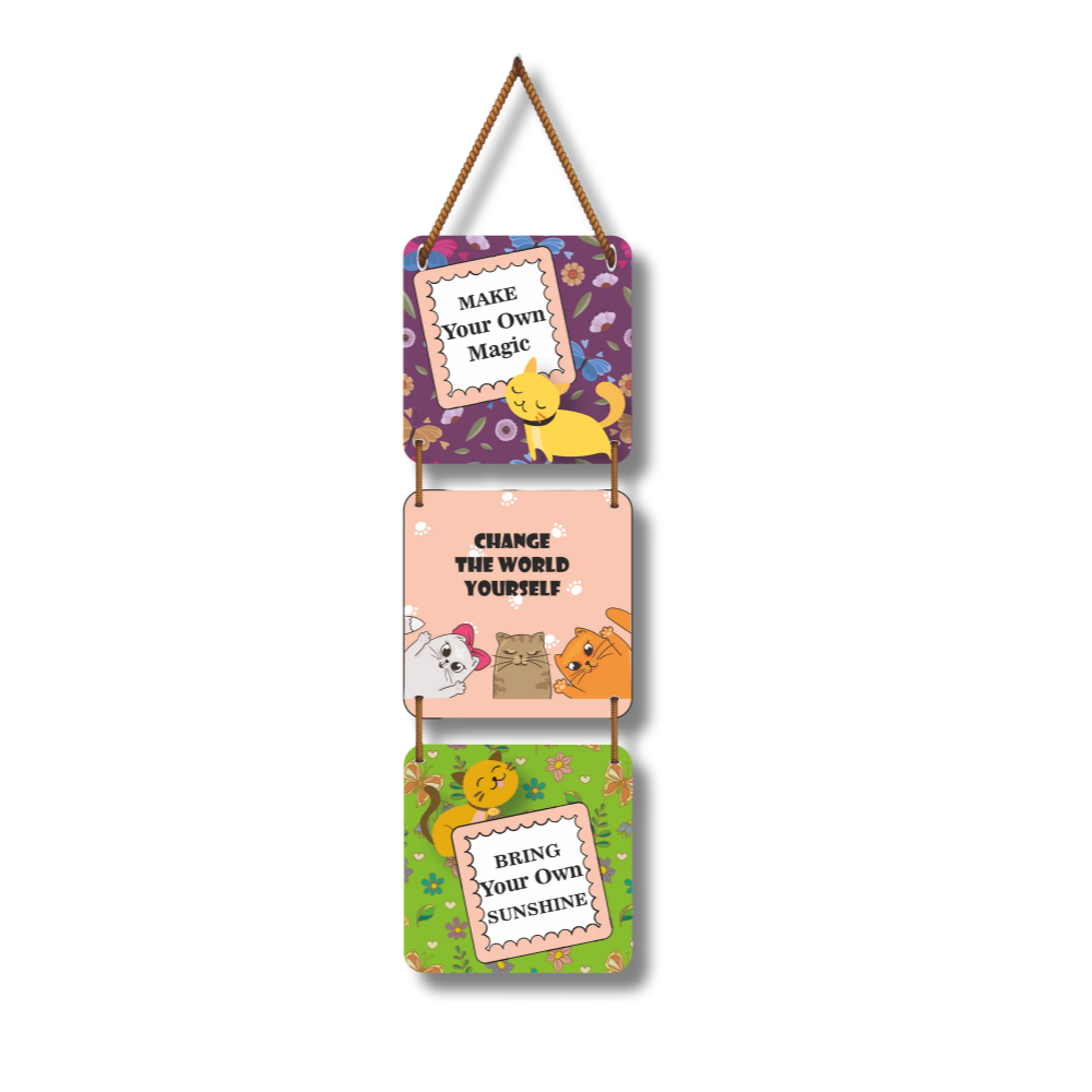 Whisker Wisdom Wall Hanging