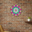 Color Petal Bloom Mandala Wall Decor