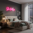 She Dreams Neon Sign