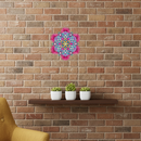 Floral Harmony Mandala Wall Decor