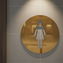 Ladies Restroom Sign