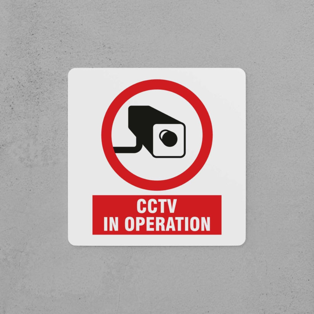 CCTV In Operation Sign