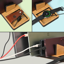 Multi-Device Charging Stand Organizer for Laptop, Tablet, Mobile And Power Bank  All-In-One Charging Station