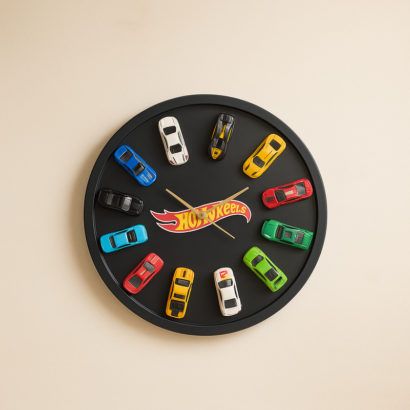 Die Cast Car Clock