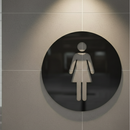 Ladies Restroom Sign