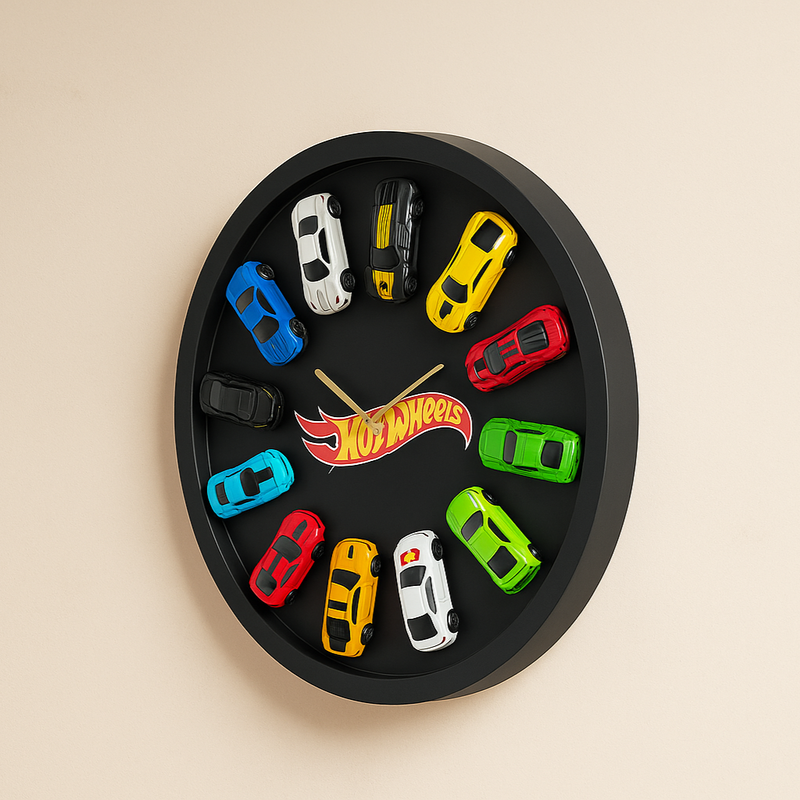 Die Cast Car Clock