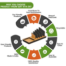 Multi-Device Charging Stand Organizer for Laptop, Tablet, Mobile And Power Bank  All-In-One Charging Station