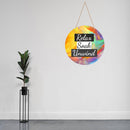 Relax Soak Unwind Life quotes Wooden Wall Hanging - ICraft asia