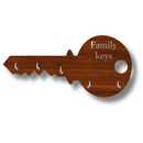 Family Keys Wooden Wall Key Holder - ICraft asia