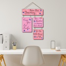 "Never Stop Dreaming" wooden wall hanging - ICraft asia