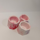 Minimal Geometric Tealight Holder Set
