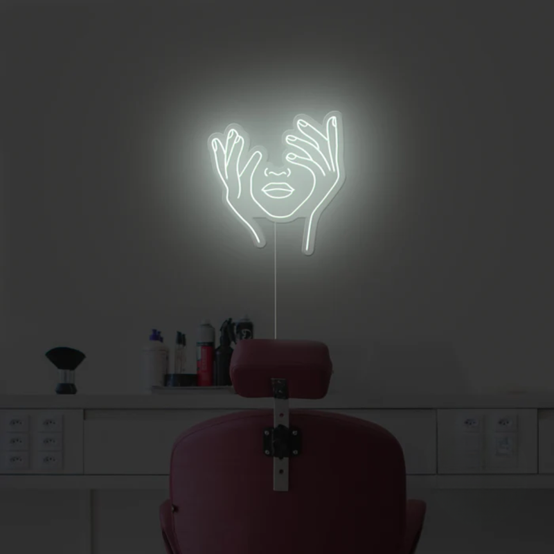 Hold Face Neon Sign