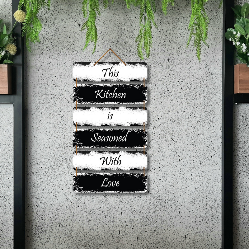 "This Kitchen is Seasoned with Love" Wall Hanging