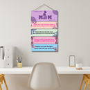 "Mom Quotes" Wall Hanging - ICraft asia