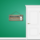 Welcome – Please Seat Yourself Wall Hanging