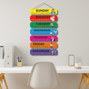 "Sunday to Saturday" wall hanging - ICraft asia