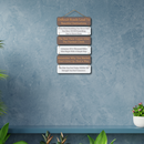 Difficult Roads wooden wall hanging