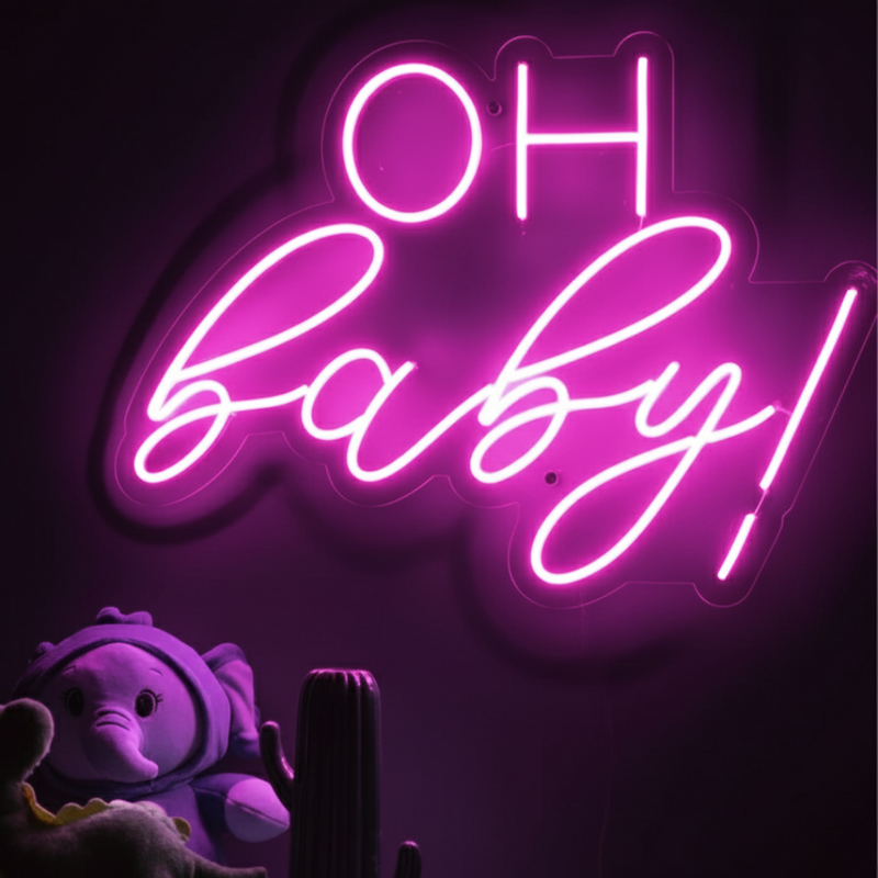 Oh Baby! Neon Sign