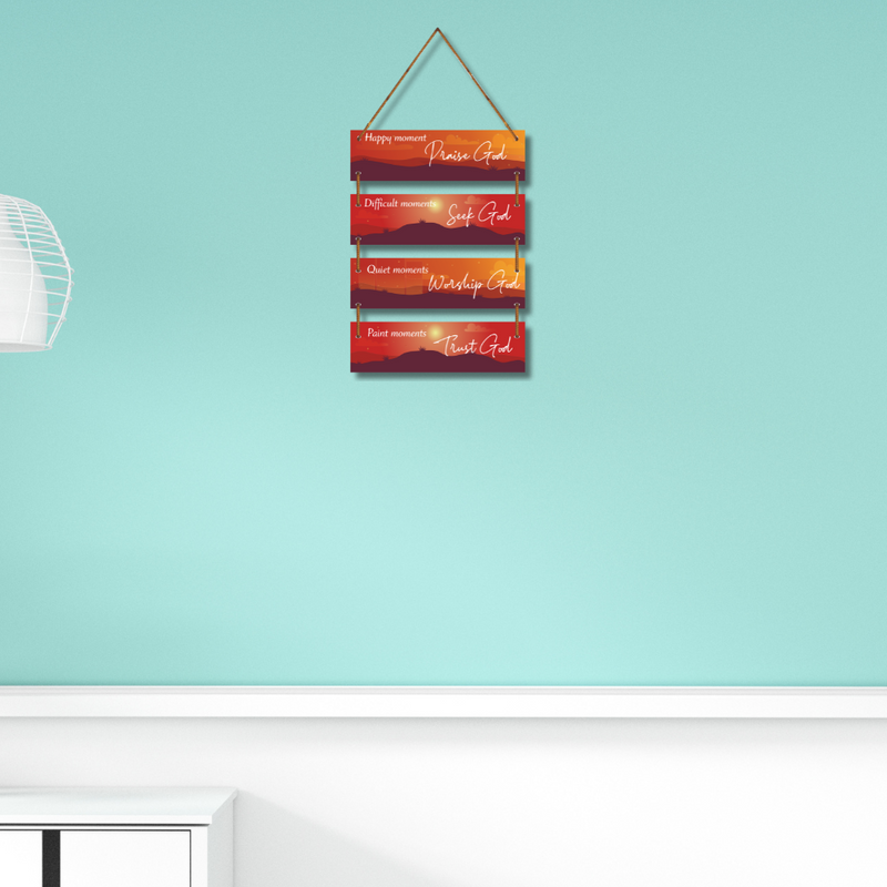 Faith in Every Moment Wall Hanging