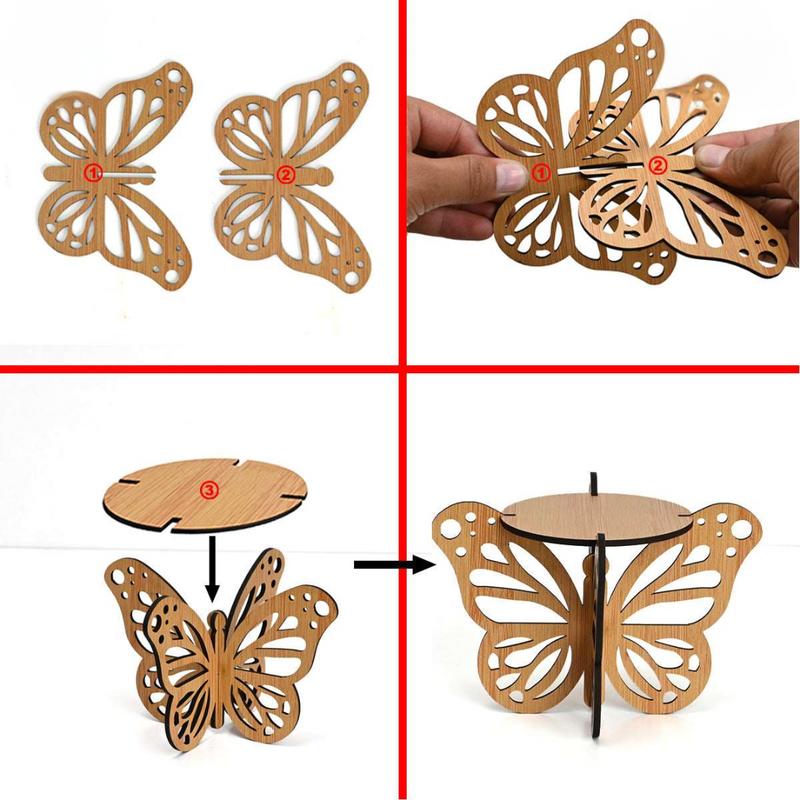 Butterfly Deepak Stand | Diya Stand