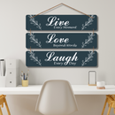 "Live Every Moment, Love Beyond Words" Wall Hanging - ICraft asia