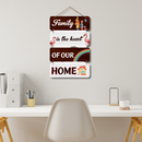 "Family Is the Heart of Our Home" Wall Hanging - ICraft asia
