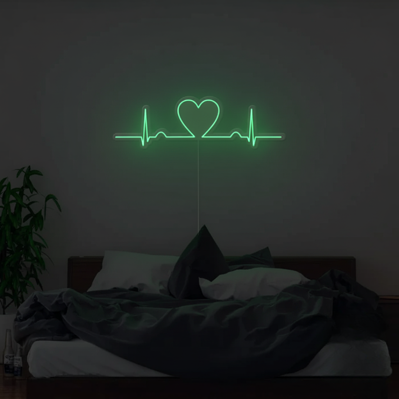 Heartbeat Neon Sign