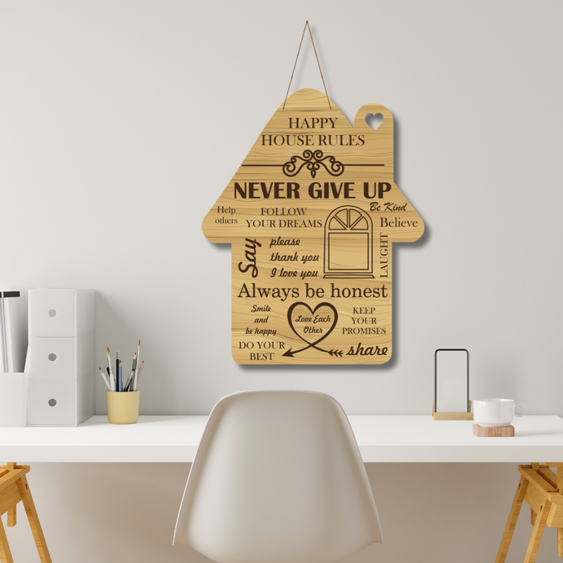 "Happiness is a Kitchen Full of Family, Eat Fresh" Wall Hanging