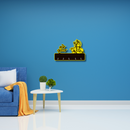 Lord Krishna Flute Wooden Wall Key Holder - ICraft asia