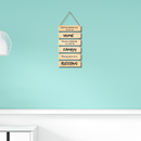 Home, Family & Blessings Wall Hanging