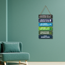 Journey of a Thousand Miles Wall Hanging