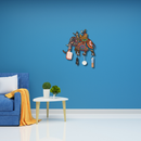 Royal Elephant Wooden Wall Key Holder - ICraft asia