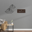 Yoga Postures Wooden Key Holder