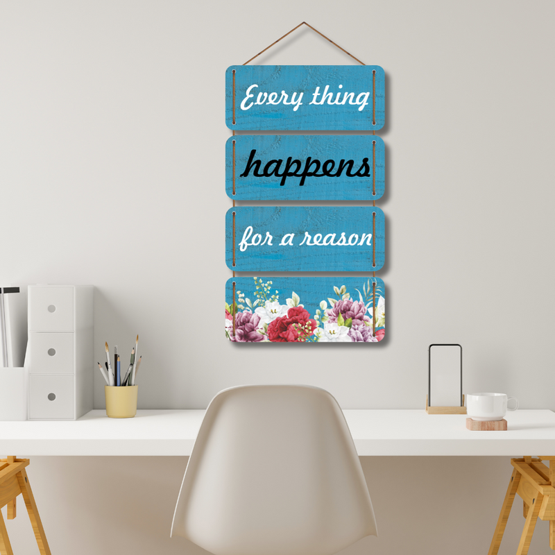 "Everything Happens for a Reason" Wall Hanging