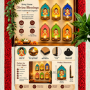 Jharokha Diya Wall Decor