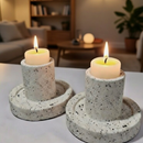 Modern Speckled Candle
