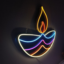 Radiant Neon Diya Light