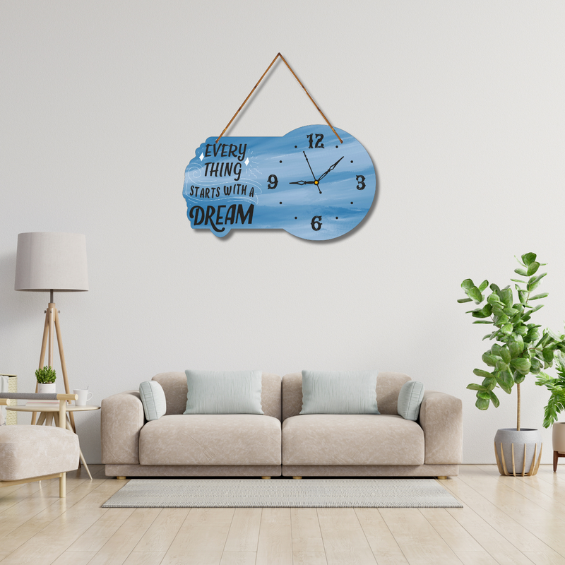 "Dream Big, Begin Now" Wall Hanging