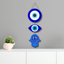 Blue Evil Eye Wall Hanging - ICraft asia