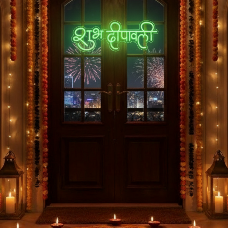 Shubh Deepavali Neon Sign