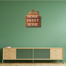 Home Sweet Home Wooden Wall Key Holder - ICraft asia