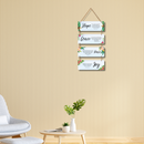 Hope, Grace, Peace & Joy Scripture Wall Hanging