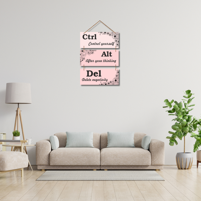 Ctrl Alt Del Wall Hanging