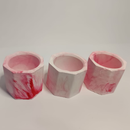 Minimal Geometric Tealight Holder Set