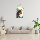 "Divine Grace of Krishna" Wall Hanging - ICraft asia