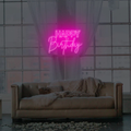 Happy Birthday Neon Sign