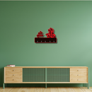 Lord Krishna Flute Wooden Wall Key Holder - ICraft asia