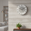 Timeless Whimsy – Vintage Ivory Wall Clock