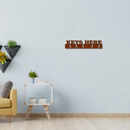 Keys Here Wooden Key Holder