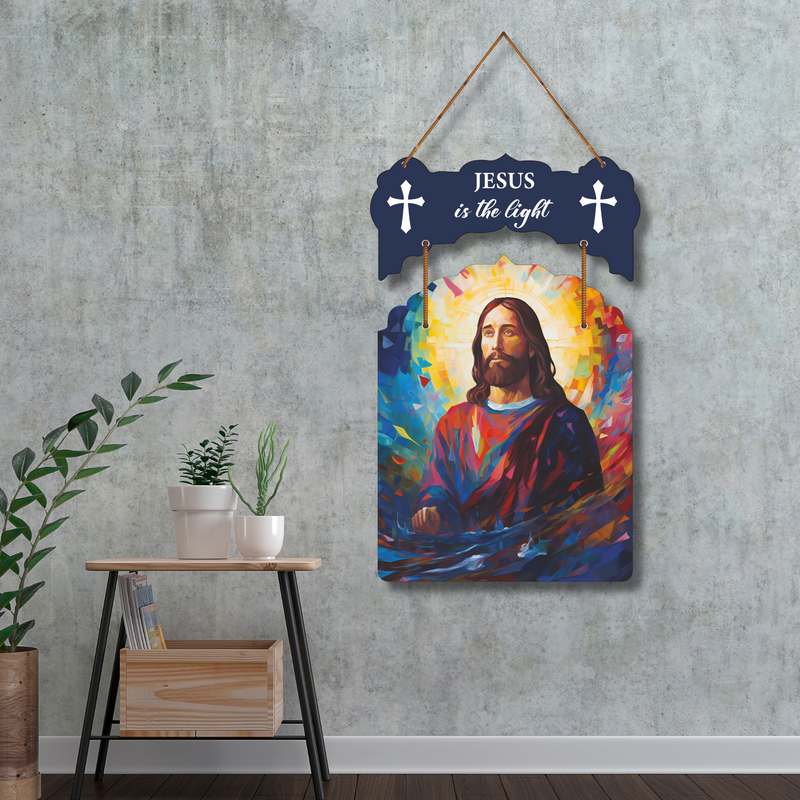 "Jesus In The Light" Wall Hanging